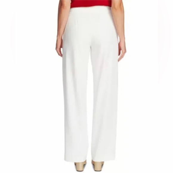 NEW Vince Camuto Daybreak Pearl Ivory Mid-Rise Wide Leg Pants 14W Style# 9229349 - Picture 3 of 3